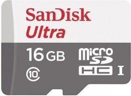 Paměťová karta Sandisk Micro SDHC Ultra 16GB UHS-I U1 (48R/48W)