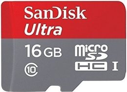 Paměťová karta Sandisk Micro SDHC Ultra 16GB UHS-I U1 (48R/48W)