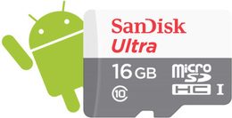 Paměťová karta Sandisk Micro SDHC Ultra 16GB UHS-I U1 (48R/48W)