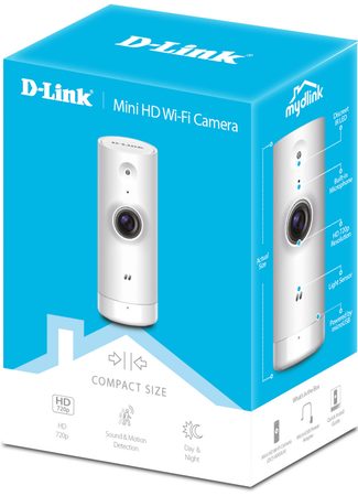 IP kamera D-Link DCS-8000LH Mini HD WiFi - bílá