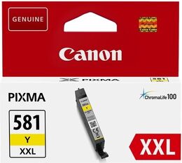 Inkoustová náplň Canon CLI-581XXL Y, 824 stran - žlutá