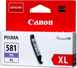 Inkoustová náplň Canon CLI-581XL C, 170 stran - azurová