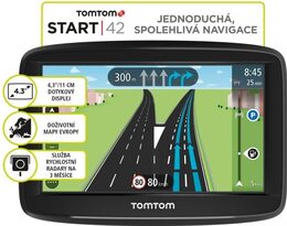 Navigace TomTom START 42 Regional CEE, LIFETIME mapy