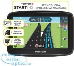 Navigace TomTom START 42 Europe, LIFETIME mapy