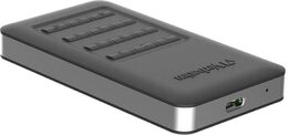 SSD externí Verbatim Store 'n' Go 256GB, s numerickou klávesnicí pro šifrování - stříbrný/šedý