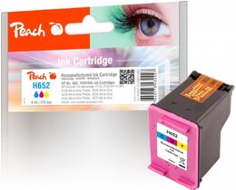 Inkoustová náplň Peach HP 652, 210 stran - CMY