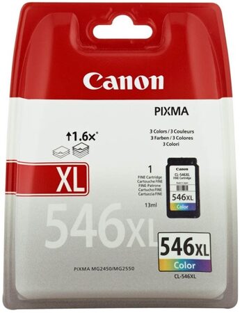 Inkoustová náplň Canon PG-545XL + CL-546XL- originální, 400/300 stran Photo Value Pack - CMYK