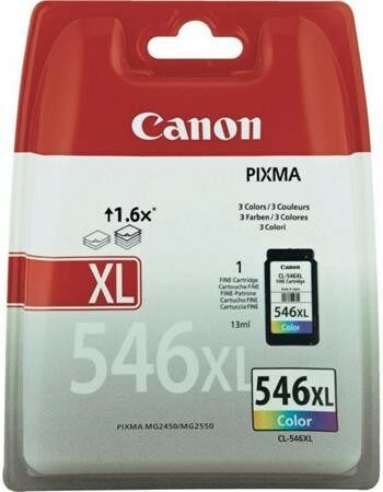 Inkoustová náplň Canon PG-545XL + CL-546XL- originální, 400/300 stran Photo Value Pack - CMYK