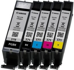 Inkoustová náplň Canon CLI-571 XL, 500 stran Photo Value Pack, CMYK