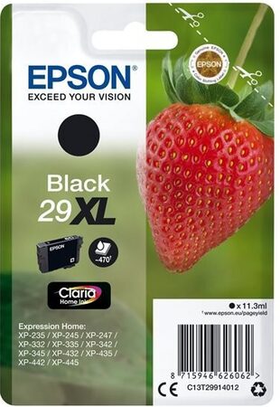 Inkoustová náplň Epson 29XL, 470 stran - černá