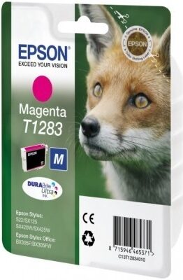 Inkoustová náplň Epson T1283, 3,5 ml - purpurová