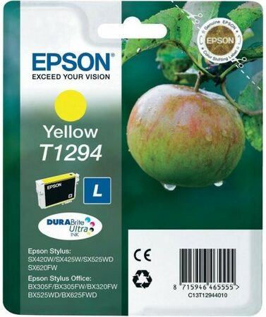 Inkoustová náplň Epson T1294, 7 ml - žlutá