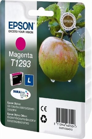 Inkoustová náplň Epson T1293, 7 ml - purpurová