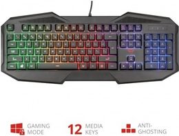 Klávesnice Trust GXT Gaming 830-RW Avonn CZ/SK - černá