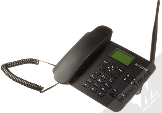 Domácí telefon Aligator T100 (stolní) - černý