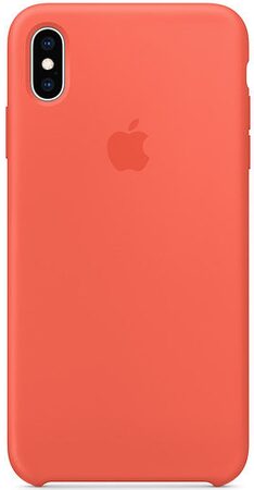 Kryt na mobil Apple Silicone Case na iPhone Xs Max - nektarinkový