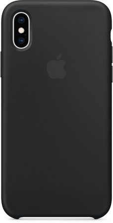 Kryt na mobil Apple Silicone Case pro iPhone Xs - černý