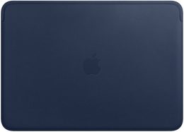 Pouzdro Apple Leather Sleeve pro MacBook Pro 13 - půlnočně modrý