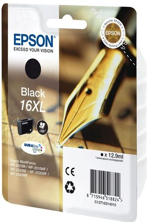 Inkoustová náplň Epson 16XL, 500 stran - černá