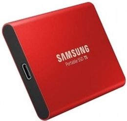 SSD Samsung T5, 1TB - červený