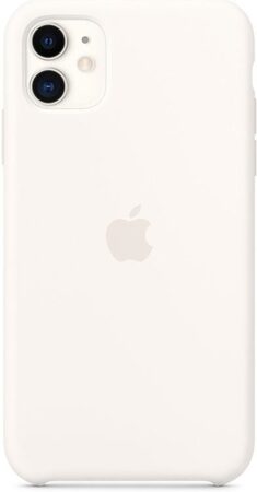 Kryt na mobil Apple Silicone Case pro iPhone 11 - bílý