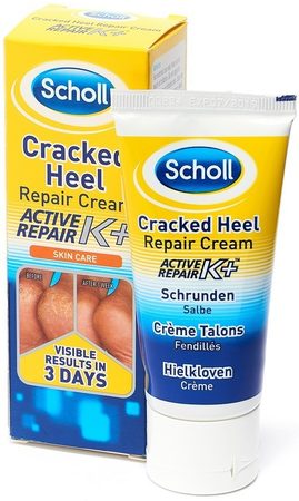 Scholl Krém na rozpraskané paty s keratinem 60 ml