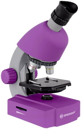 Bresser Junior 40x-640x Microscope, violet (70121)