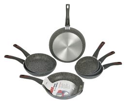 SET granitových pánví JATA SF3 18 cm 22 cm 26 cm