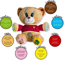 Teddies Medvěd Tedík česky mluvící plyš 30cm na baterie