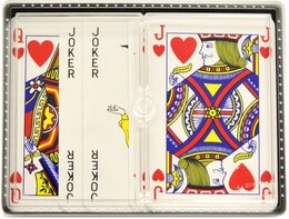 Canasta společenská hra - karty 108ks v papírové krabičce