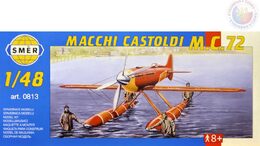Směr Model Macchi Castoldi M.C.72 1:48 17,5x19cm v krabici 31x13,5x3,5cm