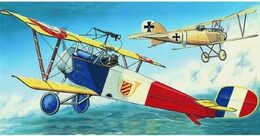 Směr Model Nieuport 11:16 Bebe 12,9x16,2cm v krabici 31x13,5x3,5cm