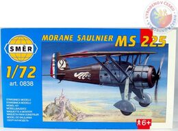 Směr Model Morane Saulnier MS 225 1:72 9,2x15,4cm v krabici 25x14,5x4,5cm