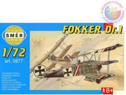 Směr Model Fokker DR.1 1:72 8,01x9,98cm v krabici 25x14,5x4,5cm