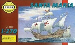 Směr Model Santa Maria 1:270 12x15,2cm v krabici 25x14,5x4,5cm
