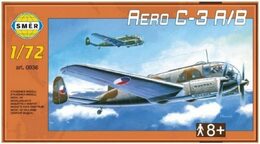 Směr Model Aero C-3 A/B 1:72 29,5x16,6cm v krabici 34x19x5,5cm