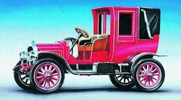 Směr Model Packard Landaulet 1912 1:32 12,7x5,8cm v krabici 25x14,5x4,5cm