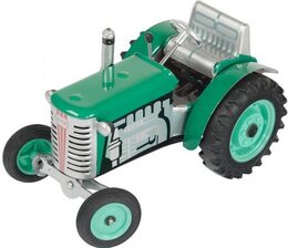 Kovap Traktor Zetor zelený na klíček kov 14cm