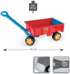 Wader Vozík 95 cm dětská plast nosnost 60kg 12m+