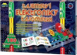 Tajemství elektroniky 180 experimentů na baterie v krabici 42x28,5x4cm od 6 let