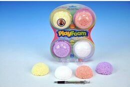 PlayFoam Modelína/Plastelína kuličková 4pack - 4 barvy na kartě