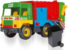 Auto middle Truck popelář plast 41cm Wader v sáčku