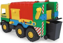 Auto middle Truck popelář plast 41cm Wader v sáčku