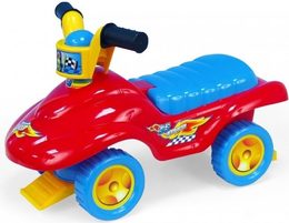 Odrážedlo pro nejmenší červené 48x31x23cm v krabici od 12 měsíců