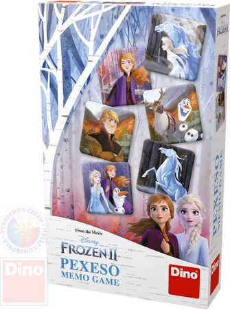 Pexeso Ledové království II/Frozen II společenská hra v krabici 11,5x18x3cm