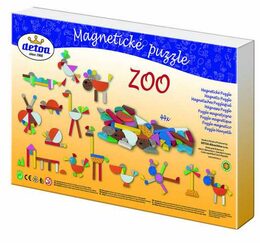 Detoa Magnetické puzzle ZOO v krabici 33x23x3,5cm