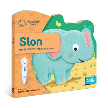 ALBI KČ Minikniha s výsekem - Slon