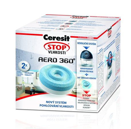 Ceresit STOP VLHKOSTI AERO 360° náhradní tablety 2v1 (2x450g)
