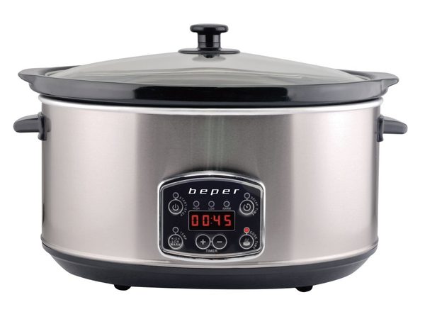 BEPER BC510 hrnec pro pomalé vaření 4,5l, berez, digi 280W