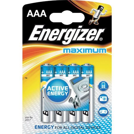 LR03 4BP AAA Maximum Alk ENERGIZER